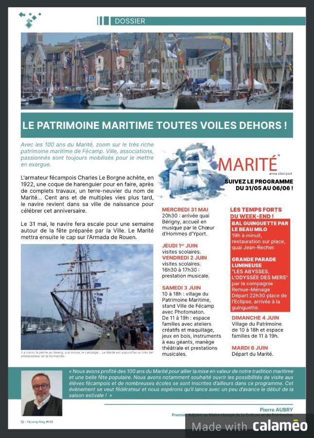 Les Petites Fecampoises By Mathilde Lejlighed Eksteriør billede